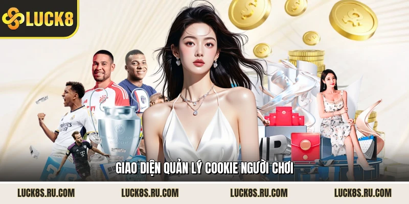 Giao diện quản lý cookie người chơi